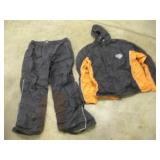 HARLEY DAVIDSON NYLON JACKET & PANTS - SIZE XL