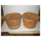 (2) VINTAGE BASKETS