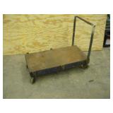 STEEL CART W/STEEL WHEELS 36X18