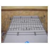 METAL WIRE WALL MOUNT RACKS 40IN LONG