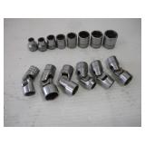 SNAP ON 3/8 DRIVE ASSORTED  METRIC SOCKETS