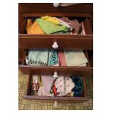 Drawers of Dish Towels