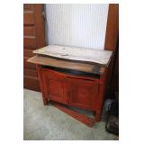Oak Marble Top Parts Washstand
