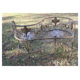 Decorative Metal Bench