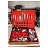 Silverplate & Stainless Flatware Set