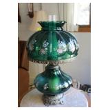 Vintage Hurricane Enameled Electric Lamp