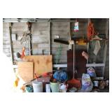 Contents of North Wall of Garage