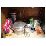 Pressure Cookers, Soaps, Waste Baskets