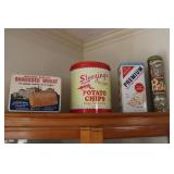 Vintage and New Tins