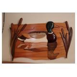 Don  Downer Wood Duck Hardwood Wall Art