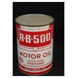 Riley Bros. Burlington, IA 1 qt. Tin Oil Can