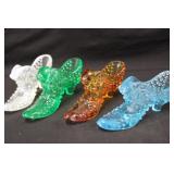 Hobnail Glass Slippers