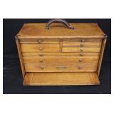 C. Christiansen Chicago, IL Oak Machinist Chest