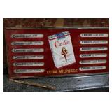 13"x 28" Cavalier Cigarette Price Sign