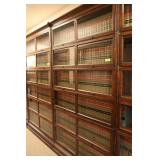 Gunn Antique Oak Double Pane 6-Stack Barrister Boo