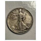 1937 Walking Liberty Silver Half Dollar