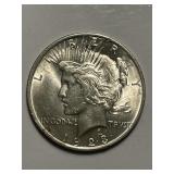 1923 BU  Peace Silver Dollar