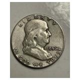 1956 Franklin Silver Half Dollar