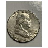 1961 Franklin Silver Half Dollar