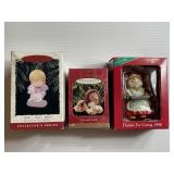 Lot of 4 Hallmark Ornaments