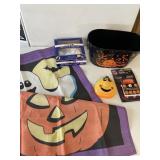 Halloween Bucket W/ Misc Halloween Items