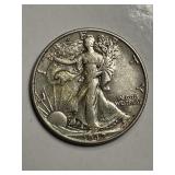 1942 Walking Liberty Silver Half Dollar