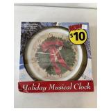 Music Christmas Clock