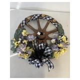 Wagon Wheel Wreath