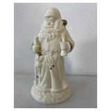 8" Jade Porcelain Santa In Box