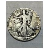 1942 S Walking Liberty Silver Half Dollar