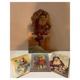 4 Vintage Christmas Books - Printed in Hong Kong