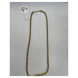 24" 14K G.E. Rope Chain