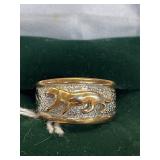 18K G.E. Panther Ring