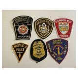 Lot of 6 Vintage Police Patches