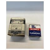 LOT of 2 Antique tins