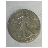 1943 S Walking Liberty Silver Half Dollar