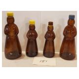 Vintage Aunt Jemima Syrup Bottles lot