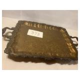 Vintage Brass Serving Platter