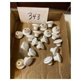 22 ceramic knobs