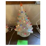 Vintage porcelain electric Christmas tree 18