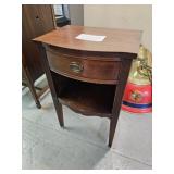 C.H. Lears Cherry Finish Side Table