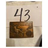 Elks belt buckle