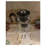 Pyrex percolator with warmer