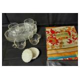 4pc Federal Snack Plate Set +