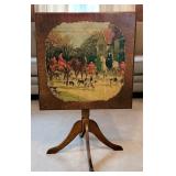 Atq Heywood Hardy Card Table Fireplace Cover