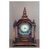 Atg Style Wood Carved Clock