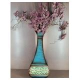 Metal Floor Vase & Spring Berry Sprigs