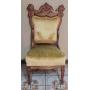 Eastlake Victorian Carved Burl Chair