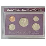 1991 US Mint Set P & D