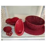 Red Decorative Kitchen Items